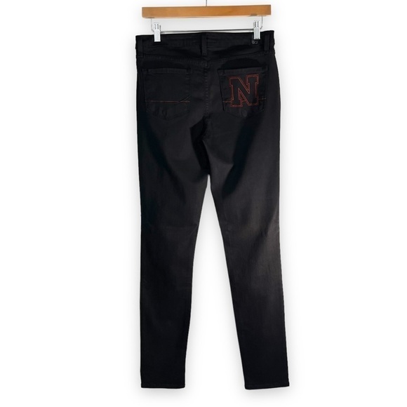 4 for $20 SALE! OCJ MidRise Sports Fan Skinny Jeans, Nebraska Huskers, Size 8 - Picture 1 of 14